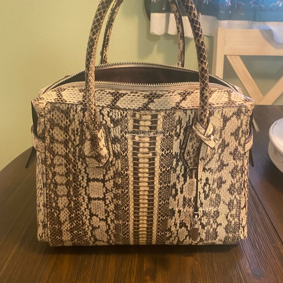 Michael Kors medium snakeskin Tote - Picture 3 of 5